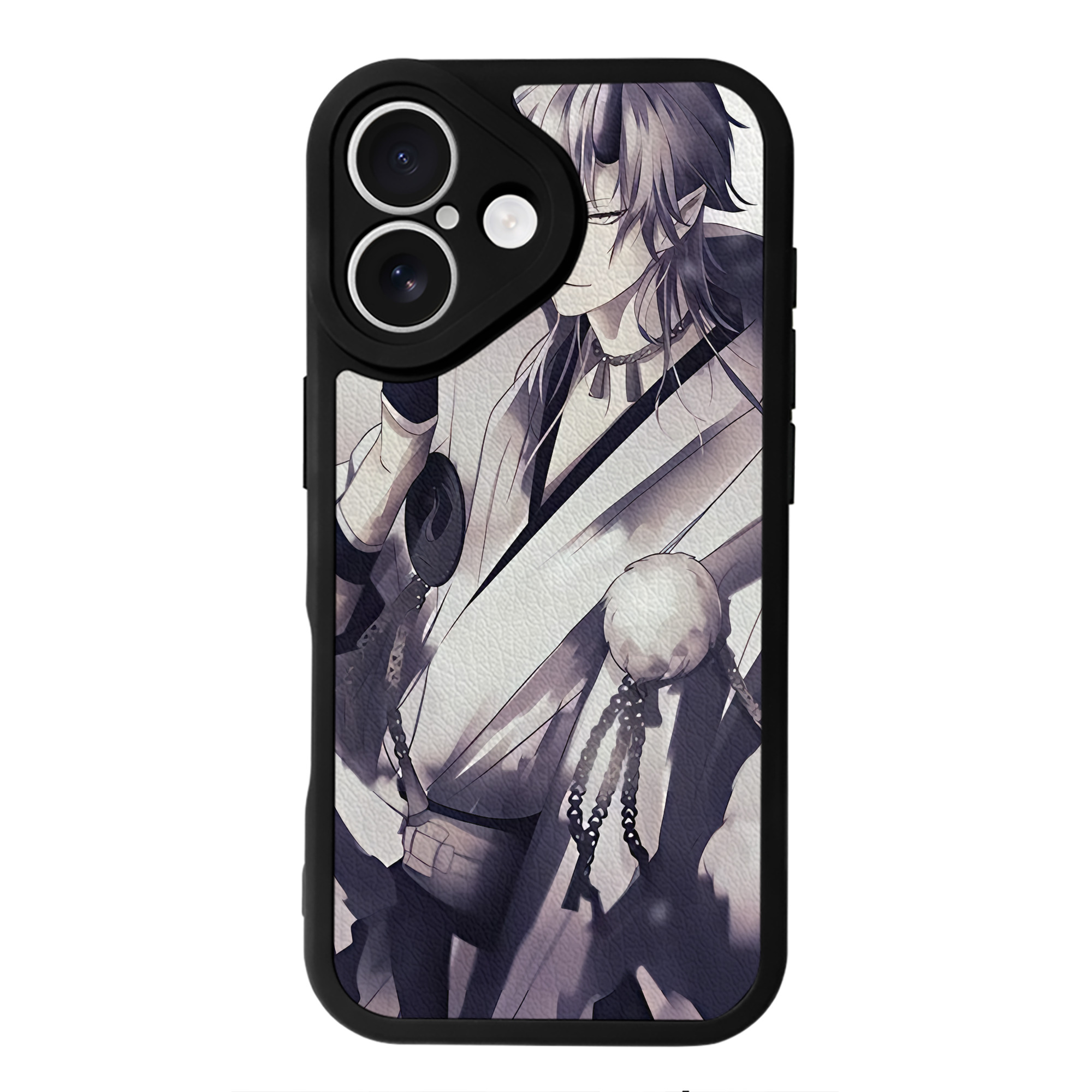 （画像用） 刀剣乱舞 Touken Ranbu 【iPhone 16シリーズ対応】シリコンスマホケース（レザー調） 材質：シリコン